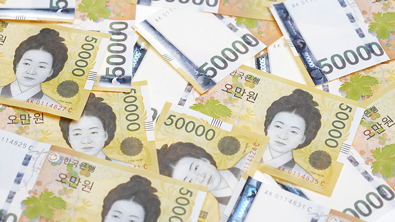 5만원권 지폐 이미지